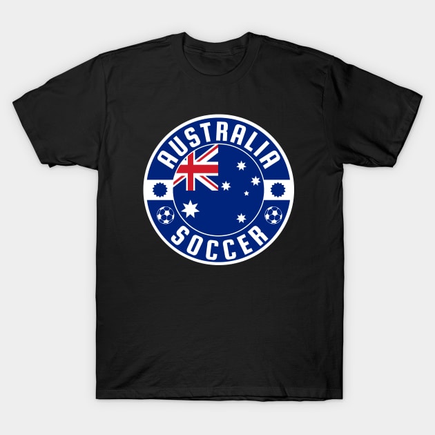 Australia Soccer Fan T-Shirt by footballomatic